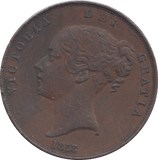 1858 PENNY ( GVF ) - WORLD COINS - Cambridgeshire Coins