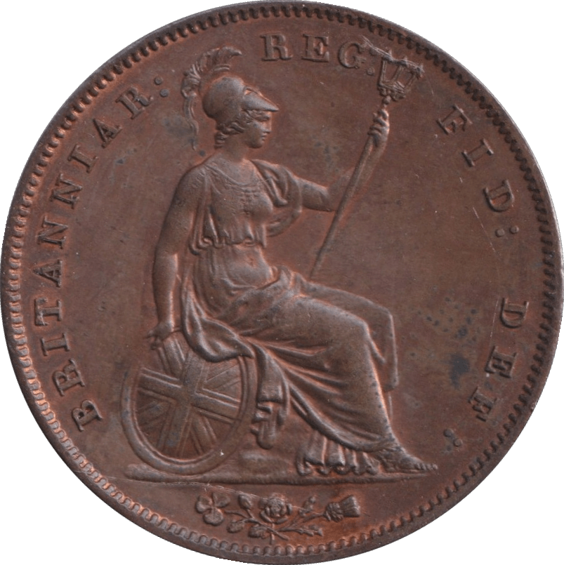 1858 PENNY ( UNC ) - PENNY - Cambridgeshire Coins