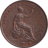 1858 PENNY ( UNC ) - PENNY - Cambridgeshire Coins