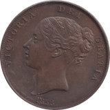 1858 PENNY ( UNC ) - PENNY - Cambridgeshire Coins