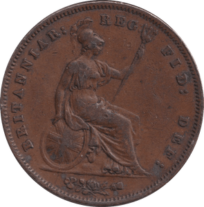 1858 PENNY ( VF ) - PENNY - Cambridgeshire Coins