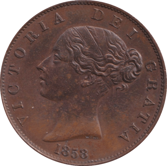 1858 PENNY VICTORIA ( AUNC ) - PENNY - Cambridgeshire Coins