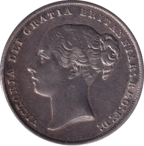 1858 SHILLING ( EF ) - SHILLING - Cambridgeshire Coins