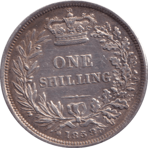 1858 SHILLING ( EF ) - SHILLING - Cambridgeshire Coins