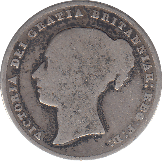 1858 SHILLING ( F ) - SHILLING - Cambridgeshire Coins