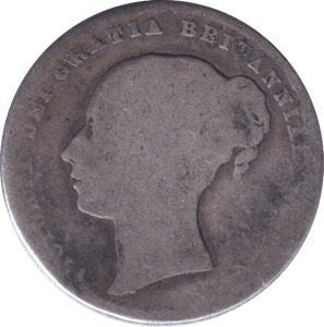 1858 SHILLING ( FAIR ) - SHILLING - Cambridgeshire Coins