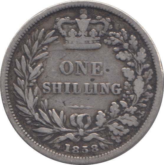 1858 SHILLING ( GF ) - SHILLING - Cambridgeshire Coins