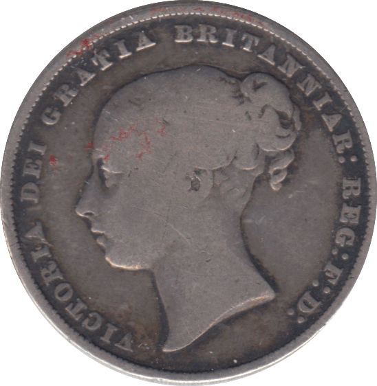 1858 SHILLING ( GF ) - SHILLING - Cambridgeshire Coins