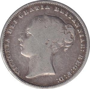 1858 SHILLING ( NF ) - SHILLING - Cambridgeshire Coins
