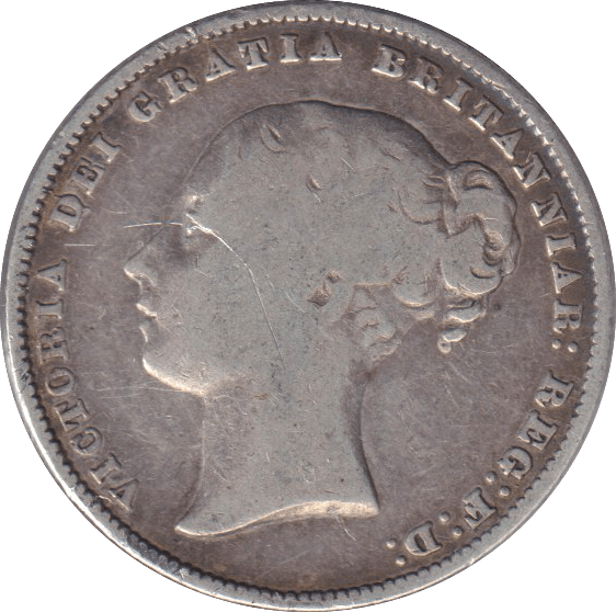 1858 SHILLING ( NF ) - SHILLING - Cambridgeshire Coins