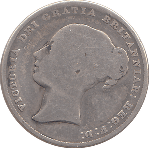 1858 SHILLING ( NF ) - SHILLING - Cambridgeshire Coins