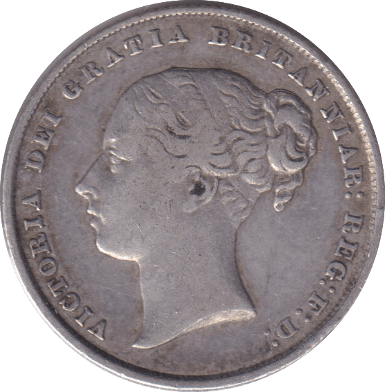 1858 SHILLING ( VF ) - SHILLING - Cambridgeshire Coins
