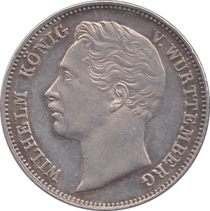 1858 SILVER 1/2 GULDEN BAVARIA - SILVER WORLD COINS - Cambridgeshire Coins