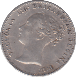 1858 SILVER THREEPENCE ( GF ) - THREEPENCE - Cambridgeshire Coins