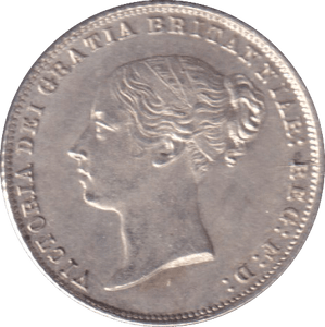 1858 SIXPENCE ( AUNC ) - SIXPENCE - Cambridgeshire Coins