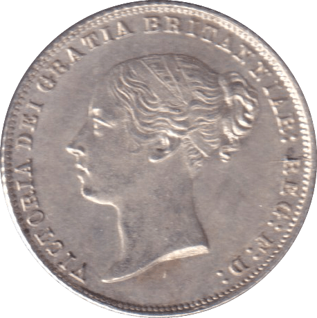 1858 SIXPENCE ( AUNC ) - SIXPENCE - Cambridgeshire Coins
