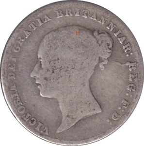 1858 SIXPENCE ( FINE ) - SIXPENCE - Cambridgeshire Coins