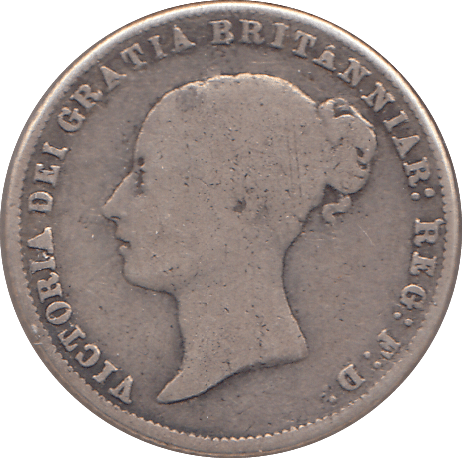 1858 SIXPENCE ( FINE ) - SIXPENCE - Cambridgeshire Coins