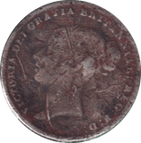 1858 SIXPENCE ( NF ) - SIXPENCE - Cambridgeshire Coins