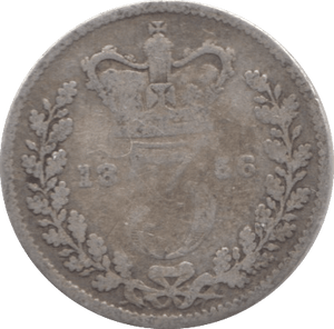 1858 THREEPENCE ( NF ) - THREEPENCE - Cambridgeshire Coins