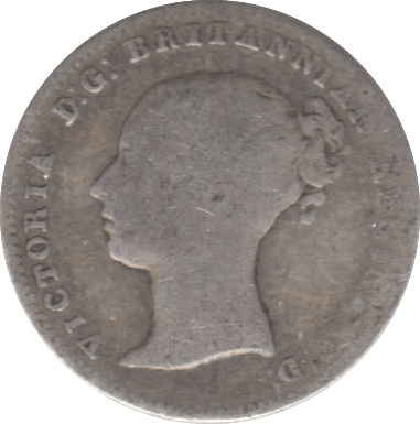 1858 THREEPENCE ( NF ) - THREEPENCE - Cambridgeshire Coins