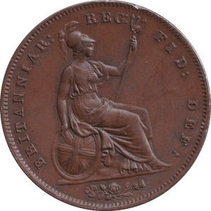 1858 WW PENNY ( EF ) - PENNY - Cambridgeshire Coins