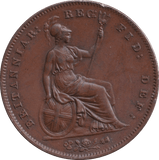 1858 WW PENNY ( EF ) - PENNY - Cambridgeshire Coins