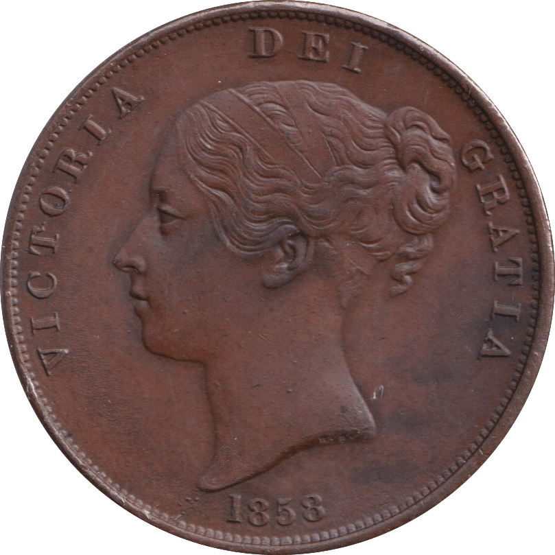1858 WW PENNY ( EF ) - PENNY - Cambridgeshire Coins