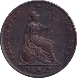 1859 FARTHING ( AUNC ) - FARTHING - Cambridgeshire Coins