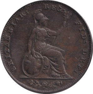 1859 FARTHING ( EF ) - FARTHING - Cambridgeshire Coins