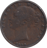 1859 FARTHING ( FINE ) - FARTHING - Cambridgeshire Coins