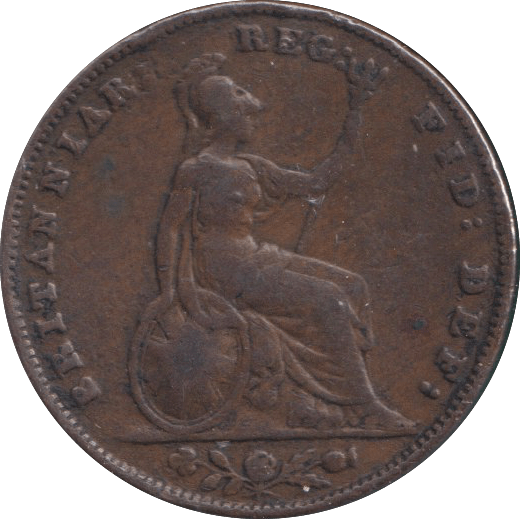 1859 FARTHING ( FINE ) - FARTHING - Cambridgeshire Coins