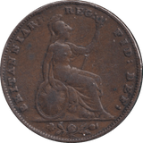 1859 FARTHING ( FINE ) - FARTHING - Cambridgeshire Coins