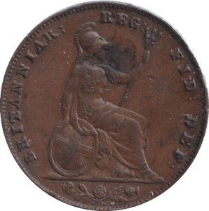 1859 FARTHING ( GVF ) - FARTHING - Cambridgeshire Coins