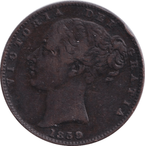 1859 FARTHING ( VF ) - FARTHING - Cambridgeshire Coins