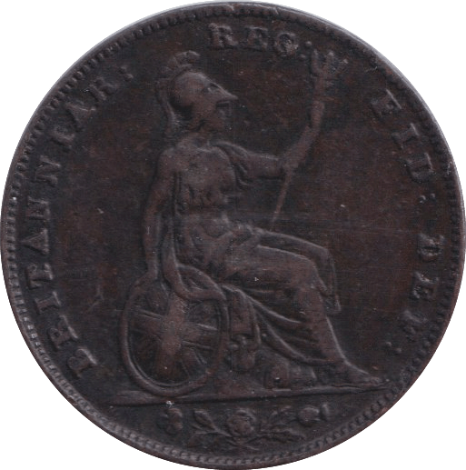 1859 FARTHING ( VF ) - FARTHING - Cambridgeshire Coins