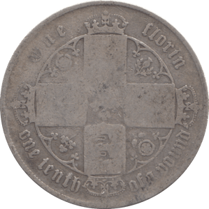 1859 FLORIN ( FAIR ) - FLORIN - Cambridgeshire Coins