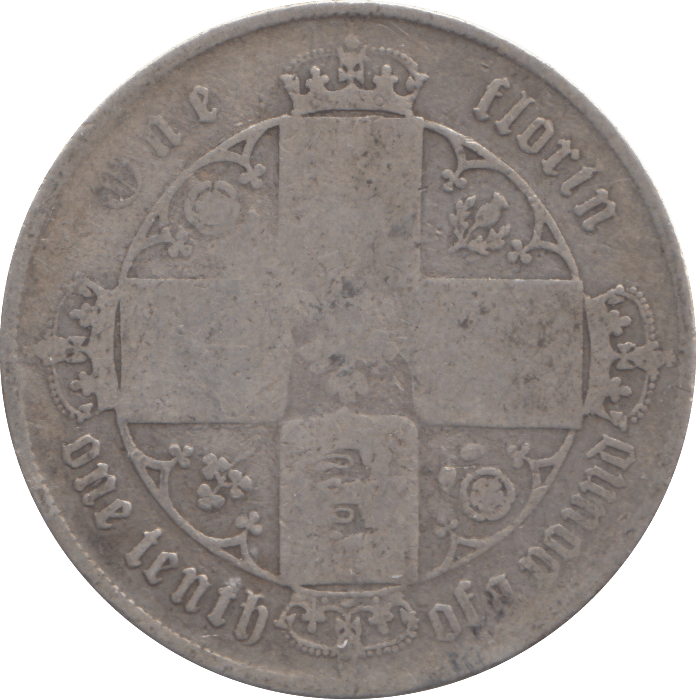 1859 FLORIN ( FAIR ) - FLORIN - Cambridgeshire Coins