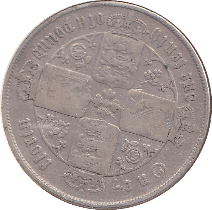 1859 FLORIN ( FINE ) - FLORIN - Cambridgeshire Coins