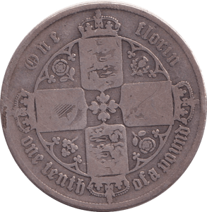 1859 FLORIN ( NF ) - FLORIN - Cambridgeshire Coins