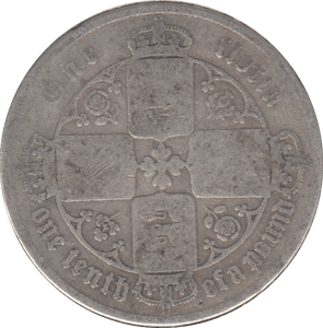 1859 FLORIN ( NF ) - FLORIN - Cambridgeshire Coins