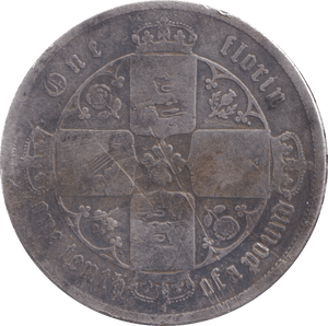 1859 FLORIN ( NF ) - FLORIN - Cambridgeshire Coins