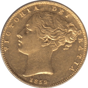 1859 GOLD SOVEREIGN ( EF ) - SOVEREIGN - Cambridgeshire Coins