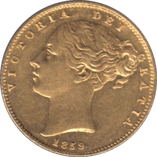 1859 GOLD SOVEREIGN ( EF ) - SOVEREIGN - Cambridgeshire Coins
