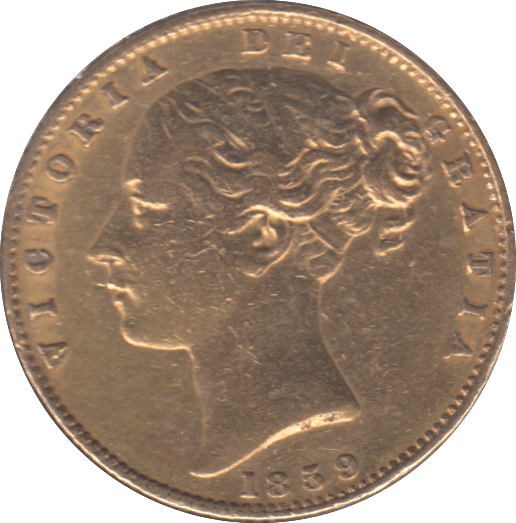1859 GOLD SOVEREIGN ( EF ) - SOVEREIGN - Cambridgeshire Coins