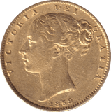 1859 GOLD SOVEREIGN ( GVF ) - SOVEREIGN - Cambridgeshire Coins