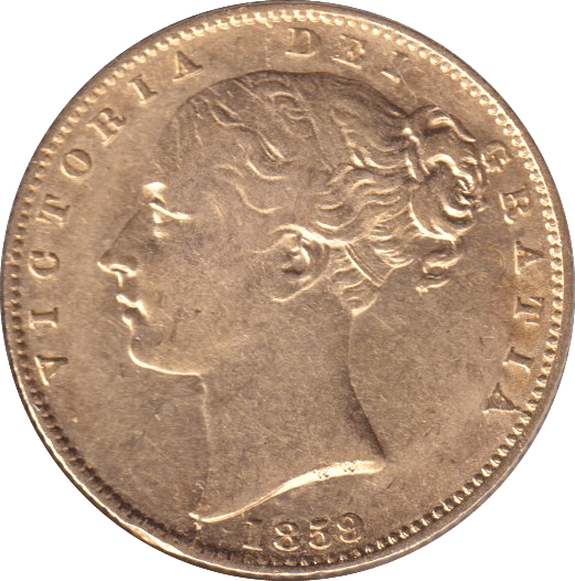 1859 GOLD SOVEREIGN ( GVF ) - SOVEREIGN - Cambridgeshire Coins