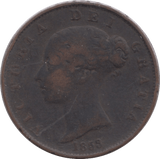 1859 HALFPENNY ( FINE ) - Halfpenny - Cambridgeshire Coins