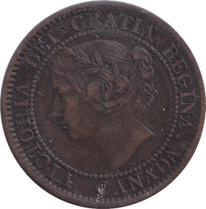 1859 ONE CENT CANADA - WORLD COINS - Cambridgeshire Coins