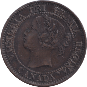 1859 ONE CENT CANADA - WORLD COINS - Cambridgeshire Coins